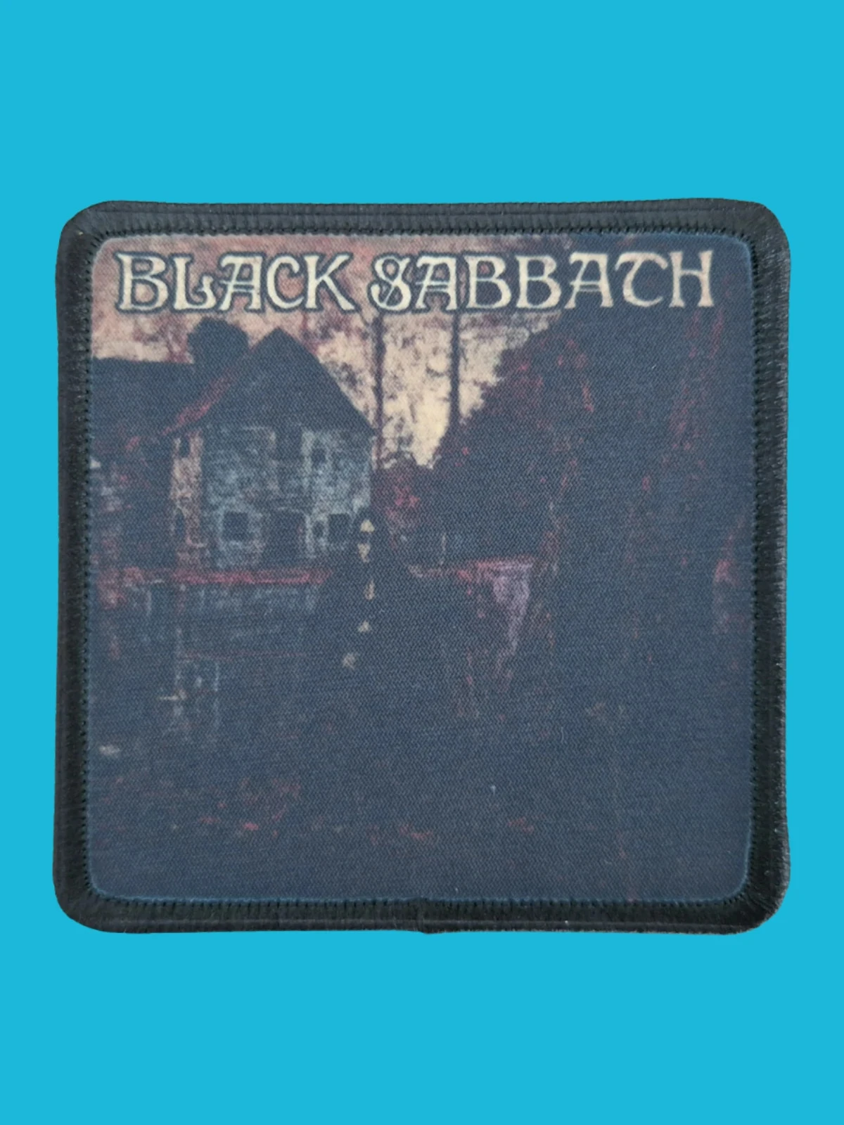 Patch Black Sabbath - Album éponyme - Imprimé - Carré de 7,5 x 7,5 centimètres